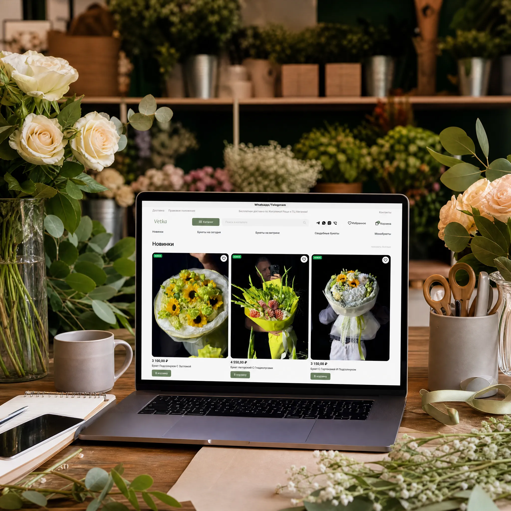 Flower shop — Vetka